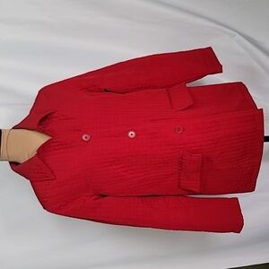 CHEROKEE BOSTON/CHERRY RED QUILTED JACKED size m